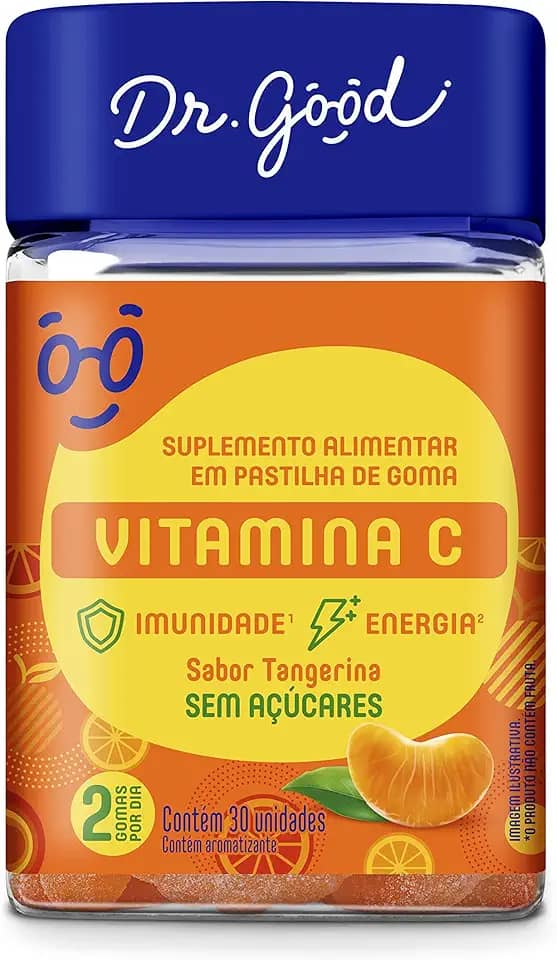 Vitamina C tangerina 30 gomas