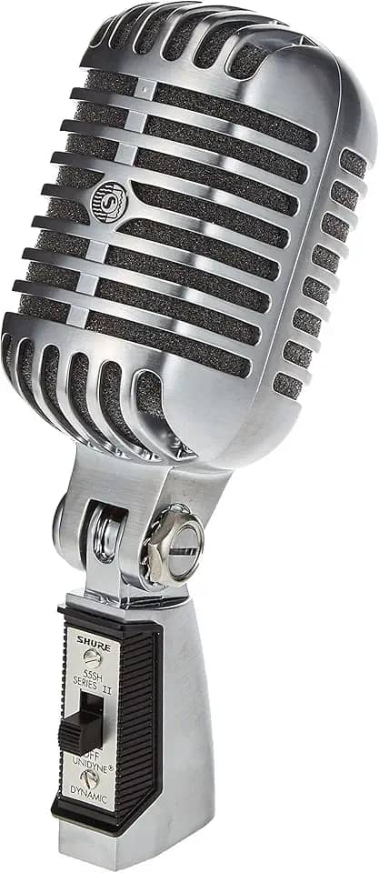Shure 55SH SERIES II Microfone Clássico para Vozes, Loja Oficial, 2 Anos de Garantia