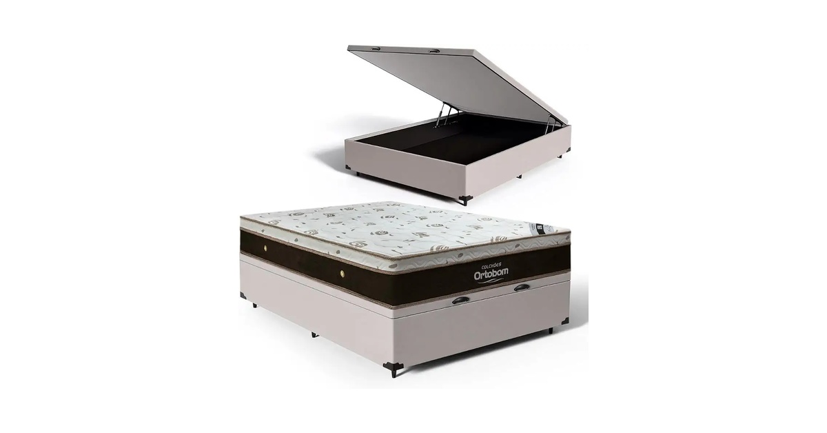 Melhores Camas Box King Size Ortobom com Baú | Melhores para Comprar