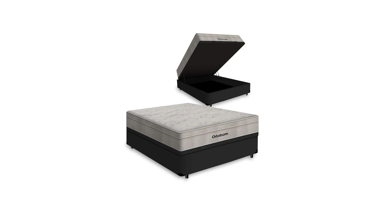 Qual a Melhor Cama Box Casal Ortobom? Molas e D33 | Melhores para Comprar