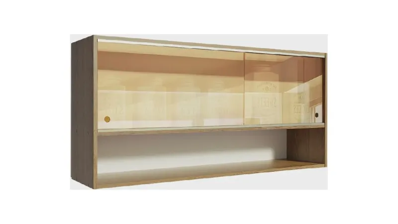 Melhor Armário Aéreo de Cozinha com Porta de Vidro: 10 Modelos Elegantes