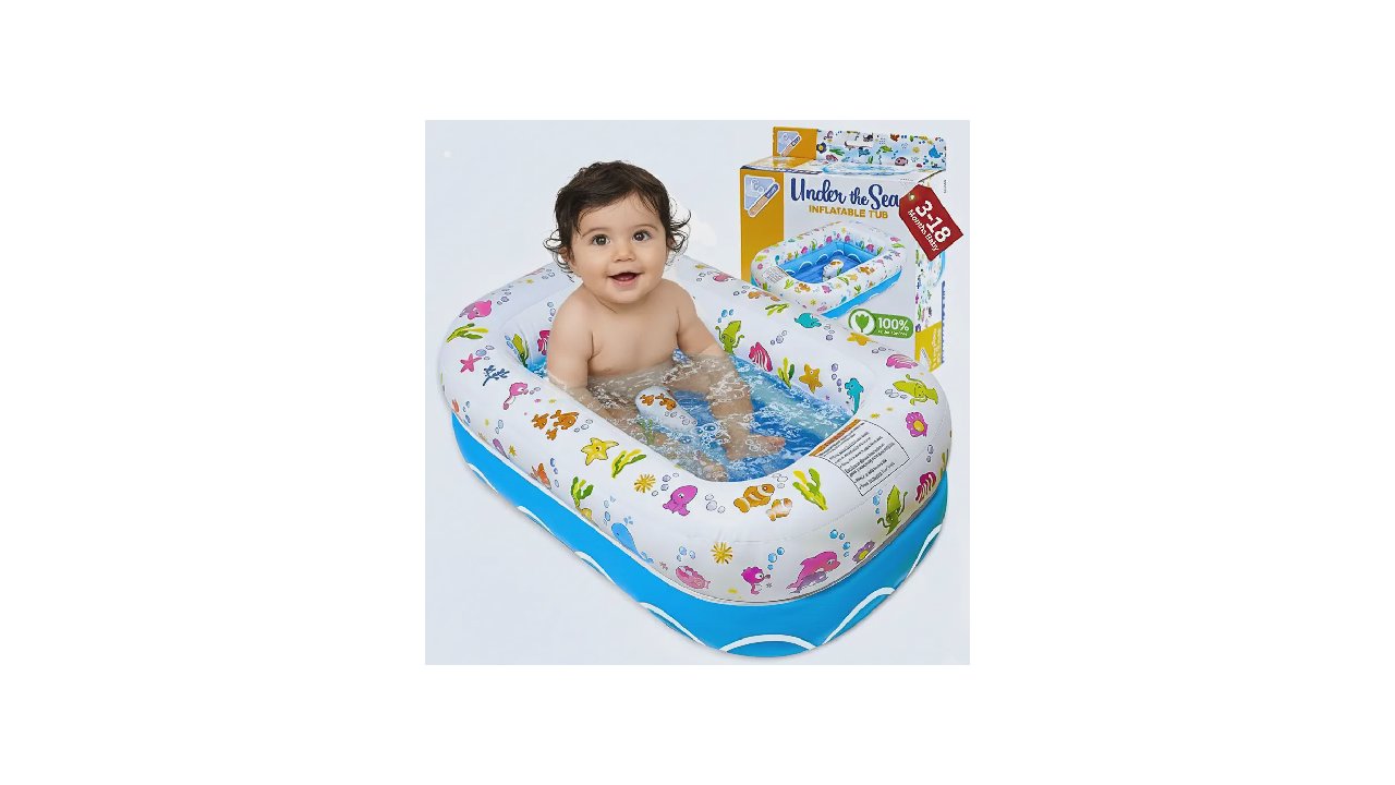 Melhor Banheira Inflável para Bebê: 10 Modelos Portáteis