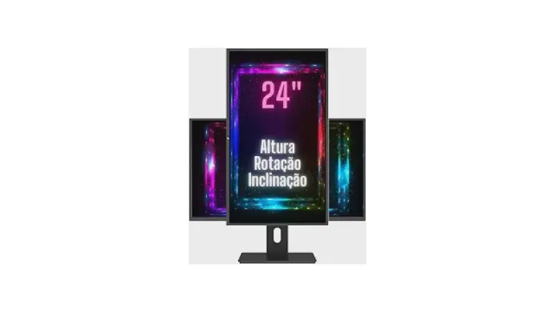 Melhor Monitor Vertical Custo Beneficio: 4 Telas Ajustáveis