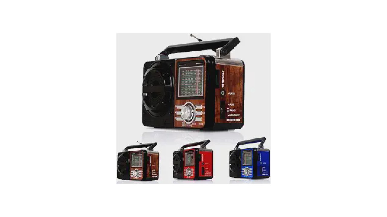 Melhor Rádio Portátil AM/FM com Bluetooth e USB