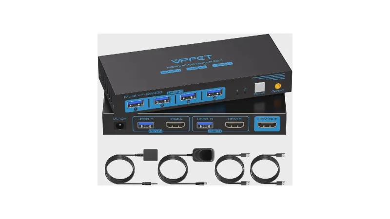 Melhor Switch KVM para Usar Dois PCs com um Monitor: 10 Opções