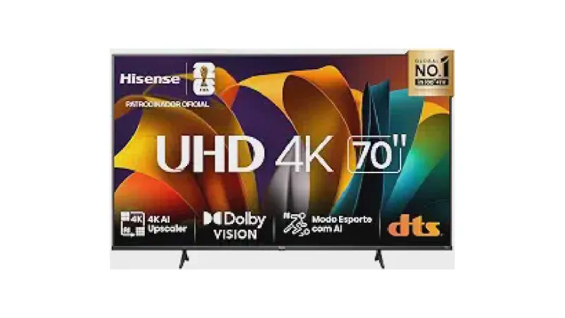 Qual a Melhor TV 70 Polegadas para Cinema em Casa?