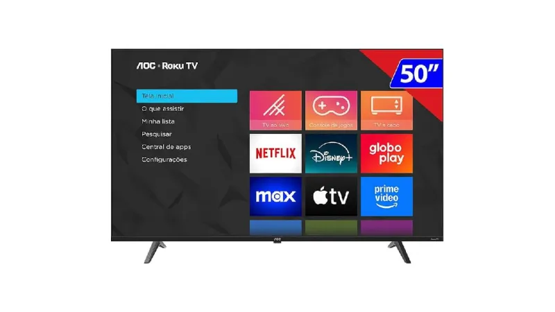 Melhor TV AOC: 7 Modelos com Roku TV e Alta Resolução