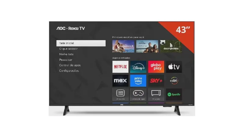 Melhor TV LED 43 Polegadas: 10 Modelos com Alta Resolução