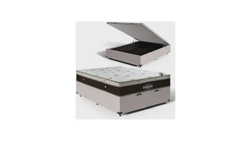 Melhores Camas Box King Size Ortobom com Baú