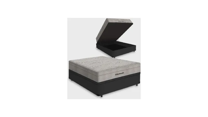 Qual a Melhor Cama Box Casal Ortobom? Molas e D33