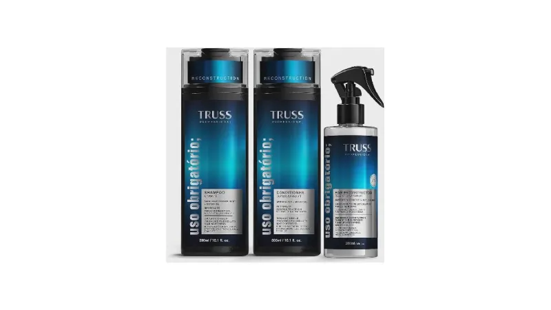 Qual a Melhor linha da truss para cabelos com progressiva: Top 10 Kits