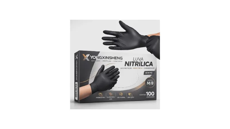 Qual a Melhor marca de luva nitrílica? 8 Escolhas