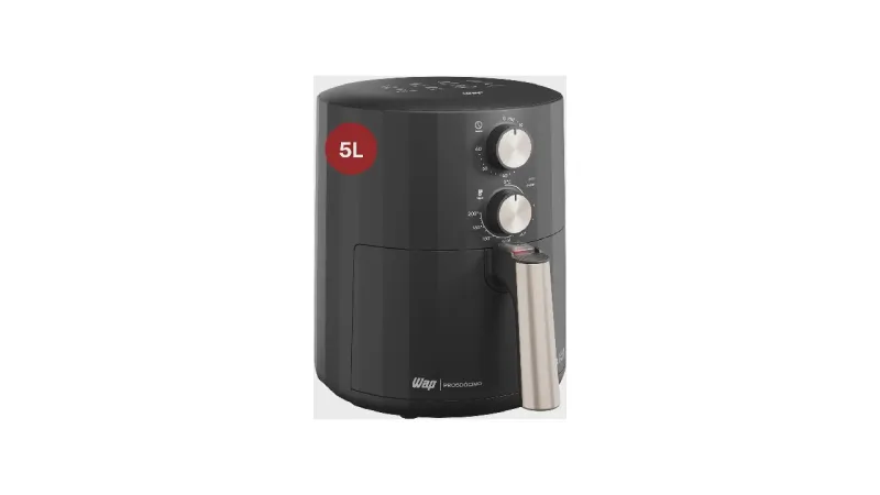 Qual Air Fryer de 5 litros consome menos energia por hora? 10 Modelos