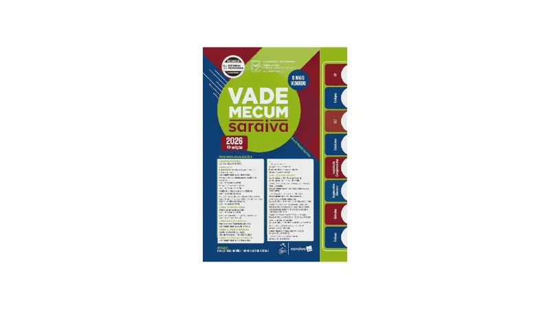 Qual o Melhor Vade Mecum 2026: Saraiva vs Rideel?