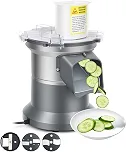 220V, 3 IN 1, 24*25*38 CM, Pode Ser Cortado em Cubos, Fatias ou Juliana, Cortador de Legumes Eletrico, Cortador de Legumes
