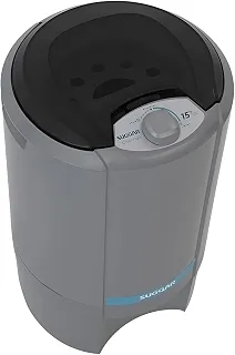 SUGGAR CENTRIFUGA DE ROUPAS GIROMAX 15KG PRATA 110V CT1501PR